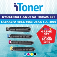 İTONER TMP-TK8525-SET UTAX TRIUMPH ADLER CK8513/4006Ci/4007Ci/TK-8525 90000 S...