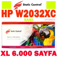STATIC CONTROL 002-08-LK W2032X HPW2032XSarı 6000 Sayfa SARI (YELLOW) MUADIL ...