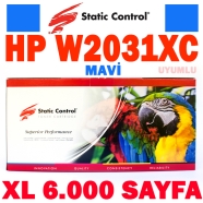 STATIC CONTROL 002-08-LK W2031X HP W2031XMavi 6000 Sayfa MAVİ (CYAN) MUADIL L...