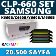 KOPYA COPIA YM-CLP660-SET SAMSUNG CLP-K660B/CLP-C660B/CLP-Y660B/CLP-M660B KCM...