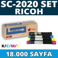KOPYA COPIA YM-SC2020-SET XEROX DOCUCENTRE SC2020 KCMY 18000 Sayfa 4 RENK ( M...