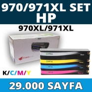 KOPYA COPIA YM-970XL-971XL-SET HP 970XL/971XL KCMY 29000 4 RENK ( MAVİ,SİYAH,...