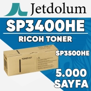 JETDOLUM JET-SP3400HE RICOH SP3400HE/SP3500HE 5000 Sayfa SİYAH MUADIL Lazer Y...