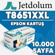 JETDOLUM JET-T8651XXL EPSON T8651 XXL 10000 SİYAH MUADIL Toner Kartuşu