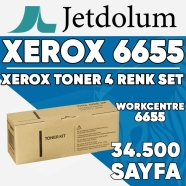 JETDOLUM JET-WC6655-TAKIM XEROX WORKCENTRE 6655 KCMY 34500 Sayfa 4 RENK ( MAV...