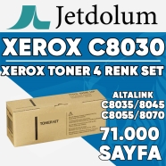 JETDOLUM JET-AC8030-TAKIM XEROX ALTALINK C8030/C8035/C8045/C8055/C8070 KCMY 7...