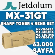 JETDOLUM JET-MX31GT-TAKIM SHARP MX-31GTBA/MX-31GTCA/MX-31GTMA/MX-31GTYA KCMY ...