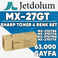 JETDOLUM JET-MX27GT-TAKIM SHARP MX-27GTBA/MX-27GTCA/MX-27GTMA/MX-27GTYA KCMY ...