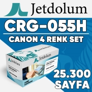 JETDOLUM JET-CRG055H-TAKIM CANON CRG-055H KCMY 25300 Sayfa 4 RENK ( MAVİ,SİYA...