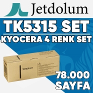 JETDOLUM JET-TK5315-TAKIM KYOCERA TK-5315 78000 Sayfa 4 RENK ( MAVİ,SİYAH,SAR...