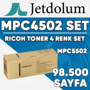 JETDOLUM JET-MPC4502-TAKIM RICOH MPC4502/MPC5502 KCMY 98500 Sayfa 4 RENK ( MA...