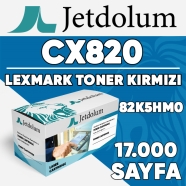 JETDOLUM JET-82K5HM0 LEXMARK CX820/CX825/CX860-82K5HM0 17000 Sayfa KIRMIZI (M...
