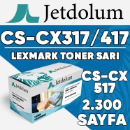 JETDOLUM JET-71B50Y0 LEXMARK CS317/CS417/CS517 & CX317/CX417/CX517 2300 Sayfa...