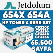 JETDOLUM JET-654X-654A-TAKIM HP CF330X/CF331A/CF332A/CF333A KCMY 65500 Sayfa ...