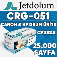 JETDOLUM CANON CF232A/CRG-051 JET-051 MUADIL Drum (Tambur)