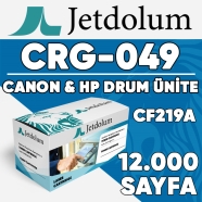JETDOLUM CANON CF219A/CRG-049 JET-CRG049 MUADIL Drum (Tambur)