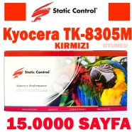 STATIC CONTROL 002-08-SK8305M Kyocera TK-8305M 1T02LKBNL0 15000 Sayfa KIRMIZI...