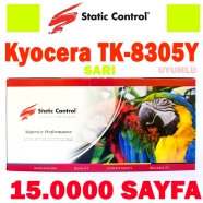 STATIC CONTROL 002-08-SK8305Y Kyocera TK-8305Y 1T02LKANL0 15000 Sayfa SARI (Y...