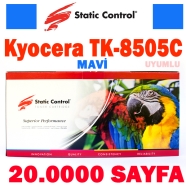 STATIC CONTROL 002-08-LK8505C Kyocera TK-8505C 1T02LCCNL0 20000 Sayfa MAVİ (C...