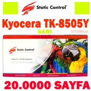 STATIC CONTROL 002-08-LK8505Y Kyocera TK-8505Y 1T02LCANL0 20000 Sayfa SARI (Y...