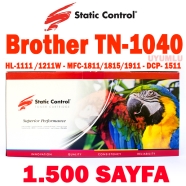 STATIC CONTROL 002-03-LN1040 Brother TN-1040 Siyah 1500 Sayfa SİYAH MUADIL La...