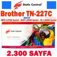 STATIC CONTROL 002-03-LN277C Brother TN-277C Mavi 2300 Sayfa MAVİ (CYAN) MUAD...