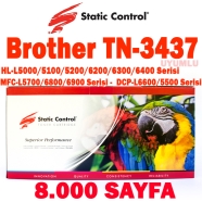 STATIC CONTROL 002-03-STN850 Brother TN-3437 Siyah 8000 Sayfa SİYAH MUADIL La...