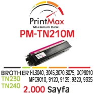 PRINTMAX PM-TN210M PM-TN210C 2000 Sayfa MAVİ (CYAN) MUADIL Lazer Yazıcılar / ...