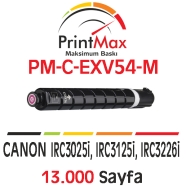 PRINTMAX PM-C-EXV54-M PM-C-EXV54-C 13000 Sayfa KIRMIZI (MAGENTA) MUADIL Lazer...