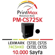 PRINTMAX PM-CS725K PM-CS725K 10000 Sayfa MAVİ (CYAN) MUADIL Lazer Yazıcılar /...