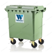 WEBER MGB 770 PLASTİK SEYYAR ÇÖP KABI 770 lt Plastik Çöp Konteyneri