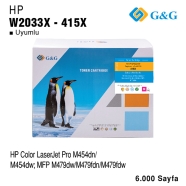 G&G NT-PH2033XM NT-PH2033XM 6000 Sayfa KIRMIZI (MAGENTA) MUADIL Lazer Yazıcıl...