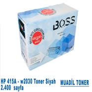 B.O.S.S. BOSS_02 HP 415A 2400 Sayfa SİYAH MUADIL Lazer Yazıcılar / Faks Makin...