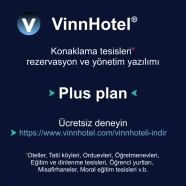 VINNHOTEL VPLU2051 Plus Plan (Konaklama Tesisi Rezervasyon ve Yönetim Yazılım...