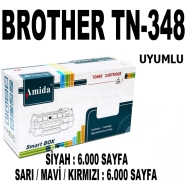 AMIDA P-BTN348 BK/C/Y/M BROTHER P-BTN348 BK/C/Y/M 24000 Sayfa 4 RENK ( MAVİ,S...