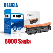 KMP 1232,0006 HP 507X CE403 6000 Sayfa MAGENTA MUADIL Lazer Yazıcılar / Faks ...
