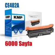 KMP 1232,0009 HP 507A CE402A 6000 Sayfa YELLOW MUADIL Lazer Yazıcılar / Faks ...