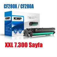 KMP 1235,3000 CF280X 80X 80A 7300 Sayfa BLACK MUADIL Lazer Yazıcılar / Faks M...