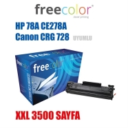 FREECOLOR 78A-XL-FRC HP CE278A 3500 Sayfa BLACK MUADIL Lazer Yazıcılar / Faks...