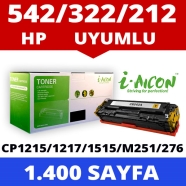 I-AICON C-CB542A/CE322A/CF212A HP CB542A/CE322A/CF212A 1400 Sayfa YELLOW MUAD...