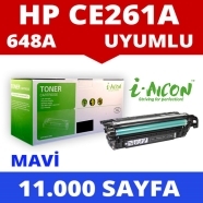 I-AICON C-CE261A HP CE261A 11000 Sayfa CYAN MUADIL Lazer Yazıcılar / Faks Mak...