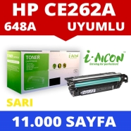 I-AICON C-CE262A HP CE262A 11000 Sayfa YELLOW MUADIL Lazer Yazıcılar / Faks M...