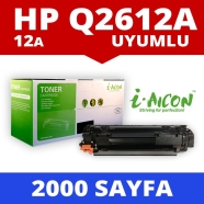 I-AICON C-Q2612A HP Q2612A 2000 Sayfa BLACK MUADIL Lazer Yazıcılar / Faks Mak...
