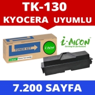 I-AICON C-TK130 KYOCERA TK-130 7200 Sayfa BLACK MUADIL Lazer Yazıcılar / Faks...