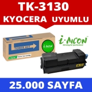 I-AICON C-TK3130 KYOCERA TK-3130 25000 Sayfa BLACK MUADIL Lazer Yazıcılar / F...