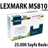 AMIDA P-LM MS810LT LEXMARK MS810 25000 Sayfa BLACK MUADIL Lazer Yazıcılar / F...