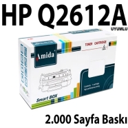 AMIDA P-PH2612 HP Q2612A 2000 Sayfa BLACK MUADIL Lazer Yazıcılar / Faks Makin...