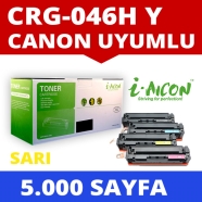 I-AICON C-CRG046H-YELLOW CANON CRG-046H 5000 Sayfa RENKLİ MUADIL Lazer Yazıcı...