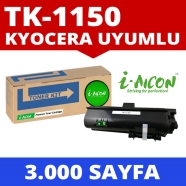 I-AICON C-K-TK1150 KYOCERA TK-1150 3000 Sayfa SİYAH-BEYAZ MUADIL Lazer Yazıcı...
