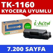 I-AICON C-K-TK1160 KYOCERA TK-1160 7200 Sayfa SİYAH-BEYAZ MUADIL Lazer Yazıcı...